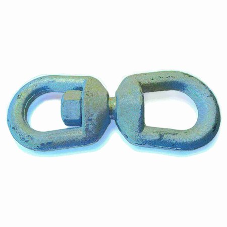 MIDWEST FASTENER 3/4" Galvanized Steel Eye & Eye Swivels 54634